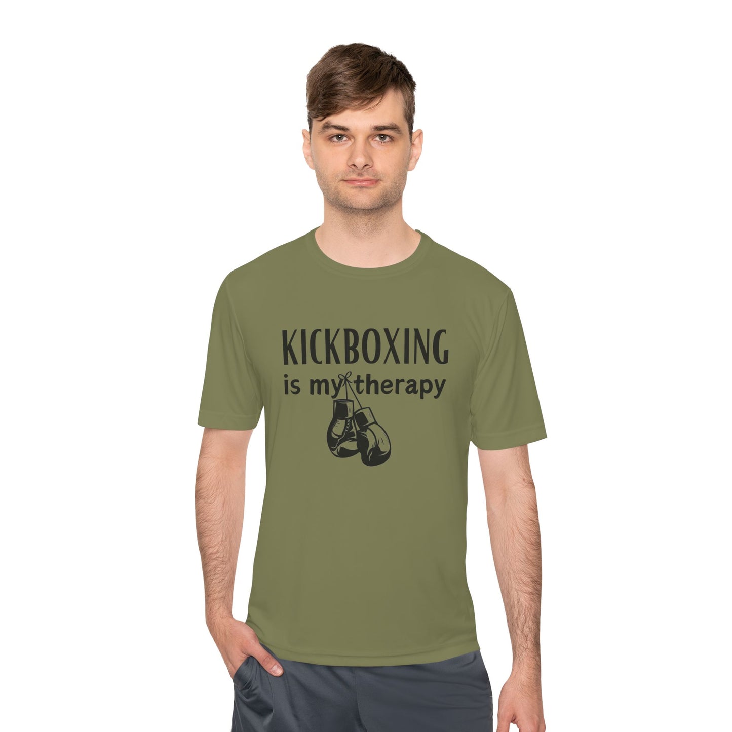 Kickboxing is my Therapy -Unisex Moisture Wicking Tee