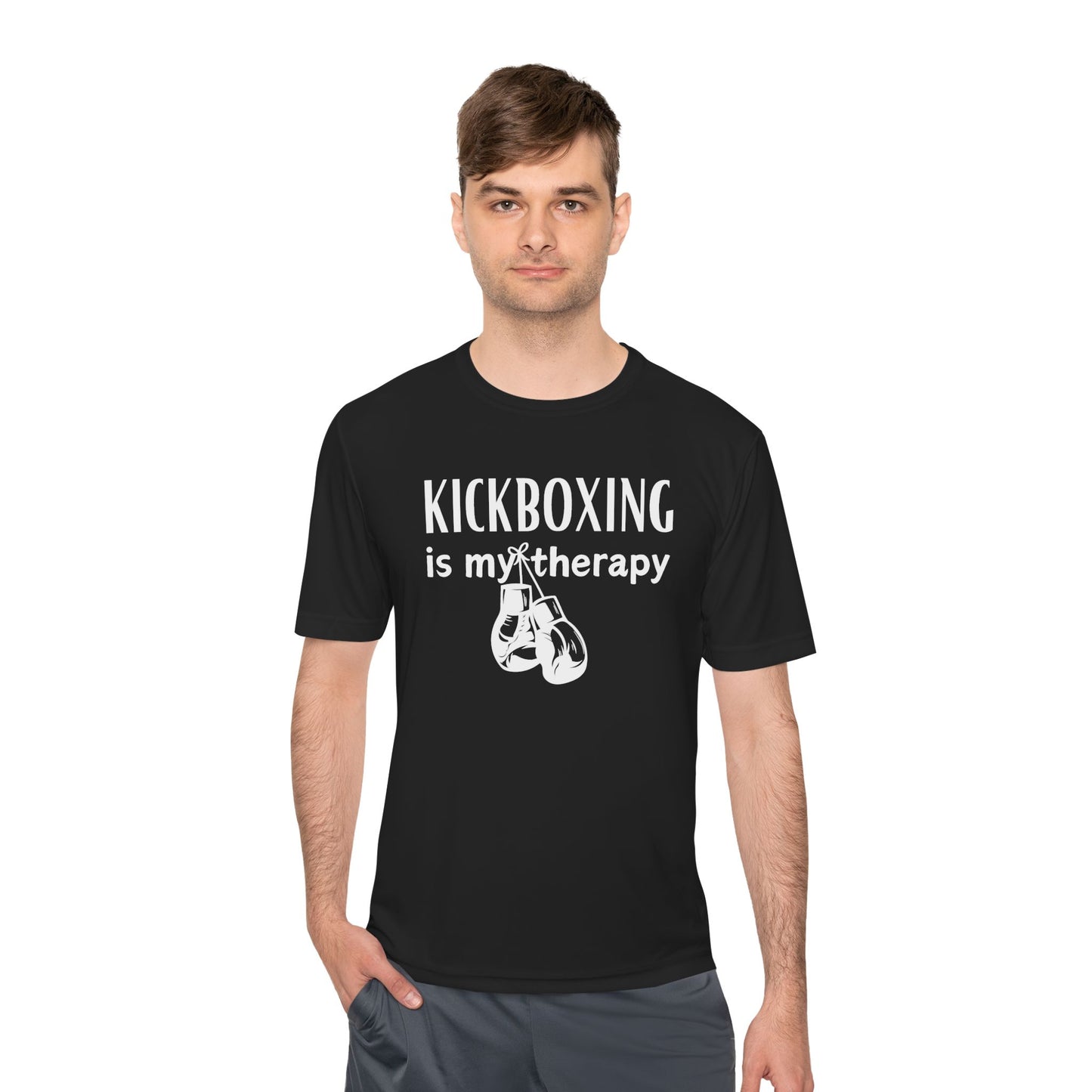 Kickboxing is my Therapy -Unisex Moisture Wicking Tee