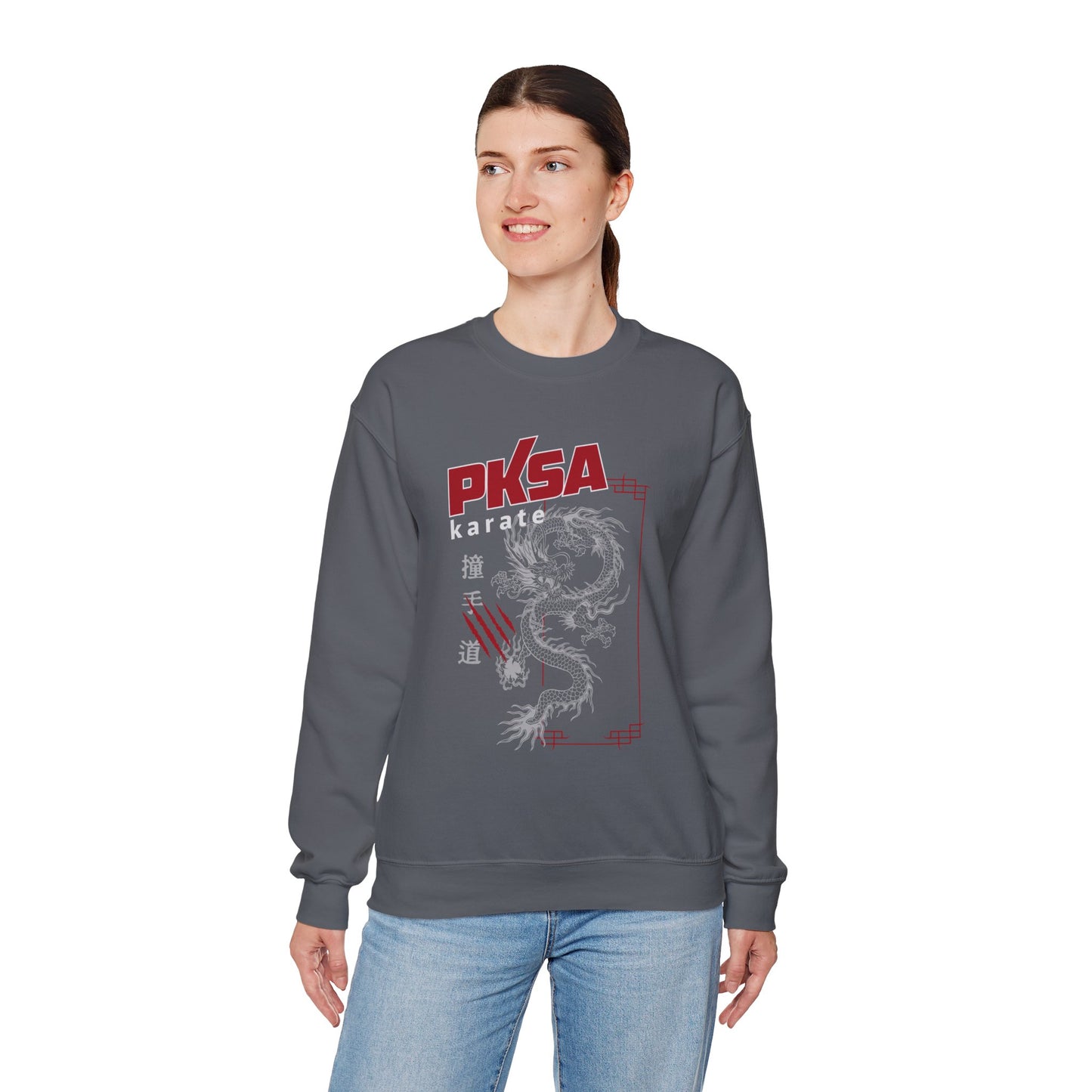 PKSA Dragon Unisex Heavy Blend™ Crewneck Sweatshirt