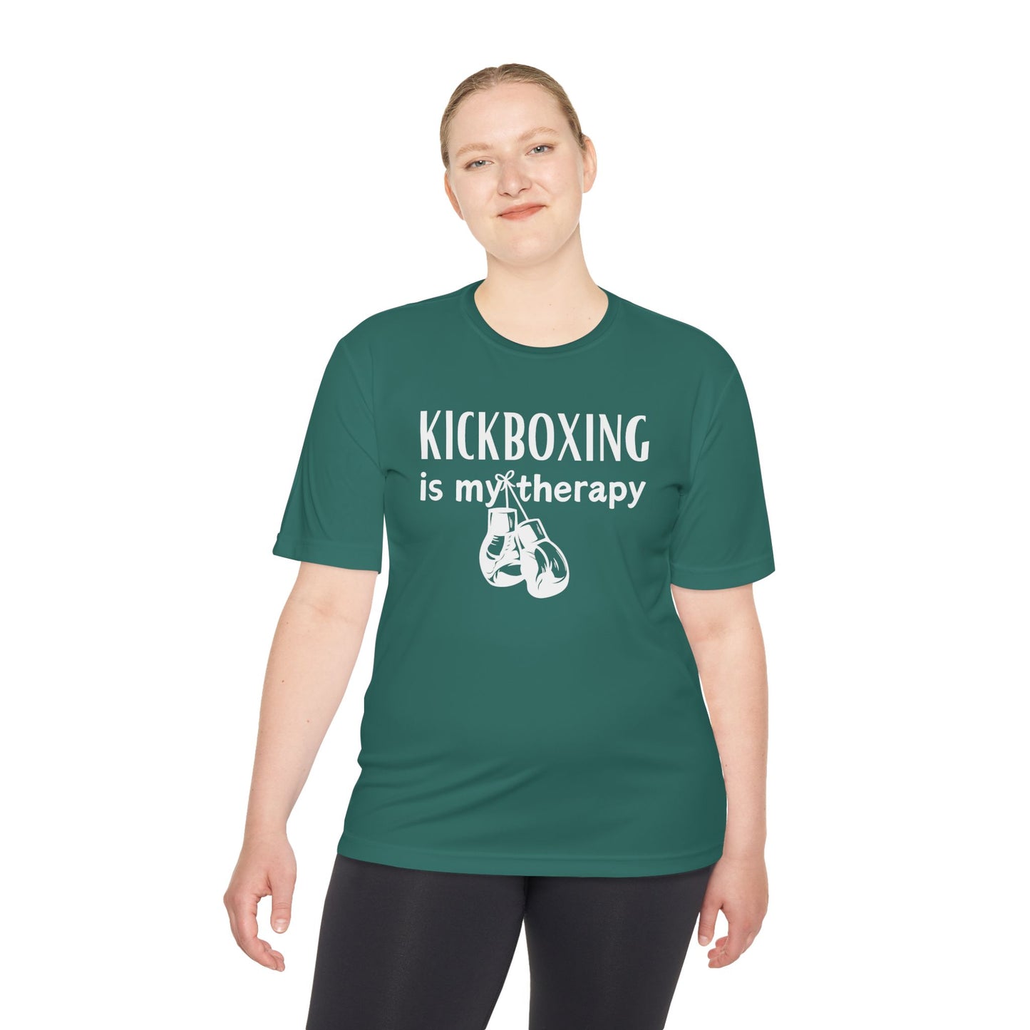Kickboxing is my Therapy -Unisex Moisture Wicking Tee