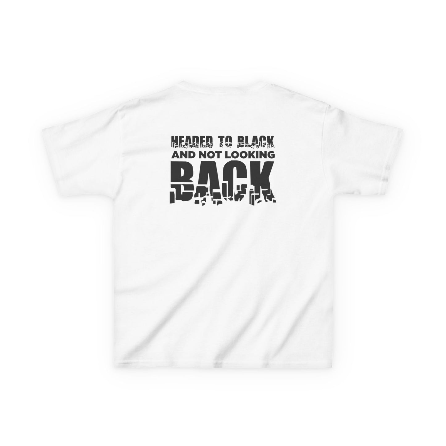 Dragon White Belt Headed to Black Kids Tee