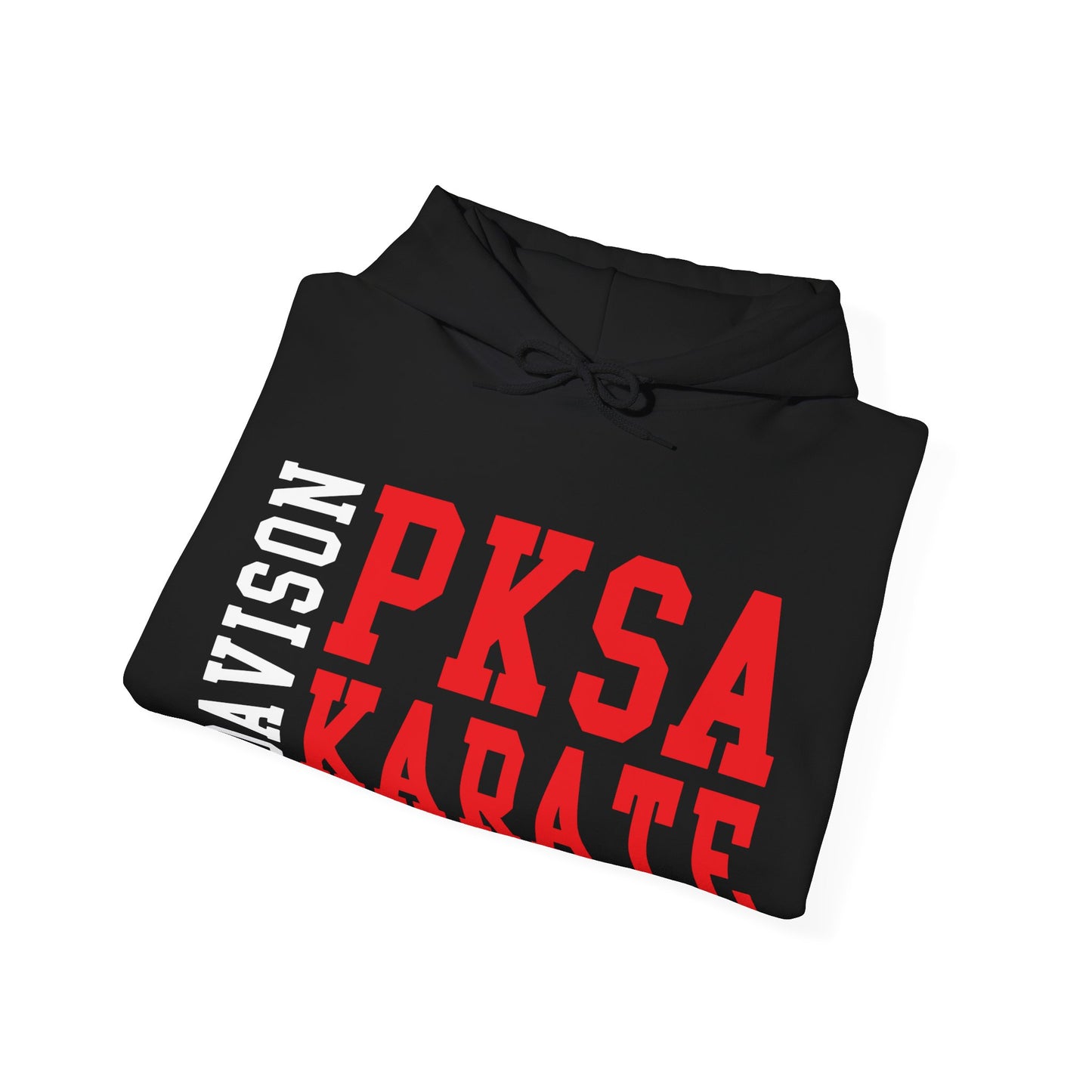 Black and Red PKSA Unisex Heavy Blend™ Hooded Sweatshirt