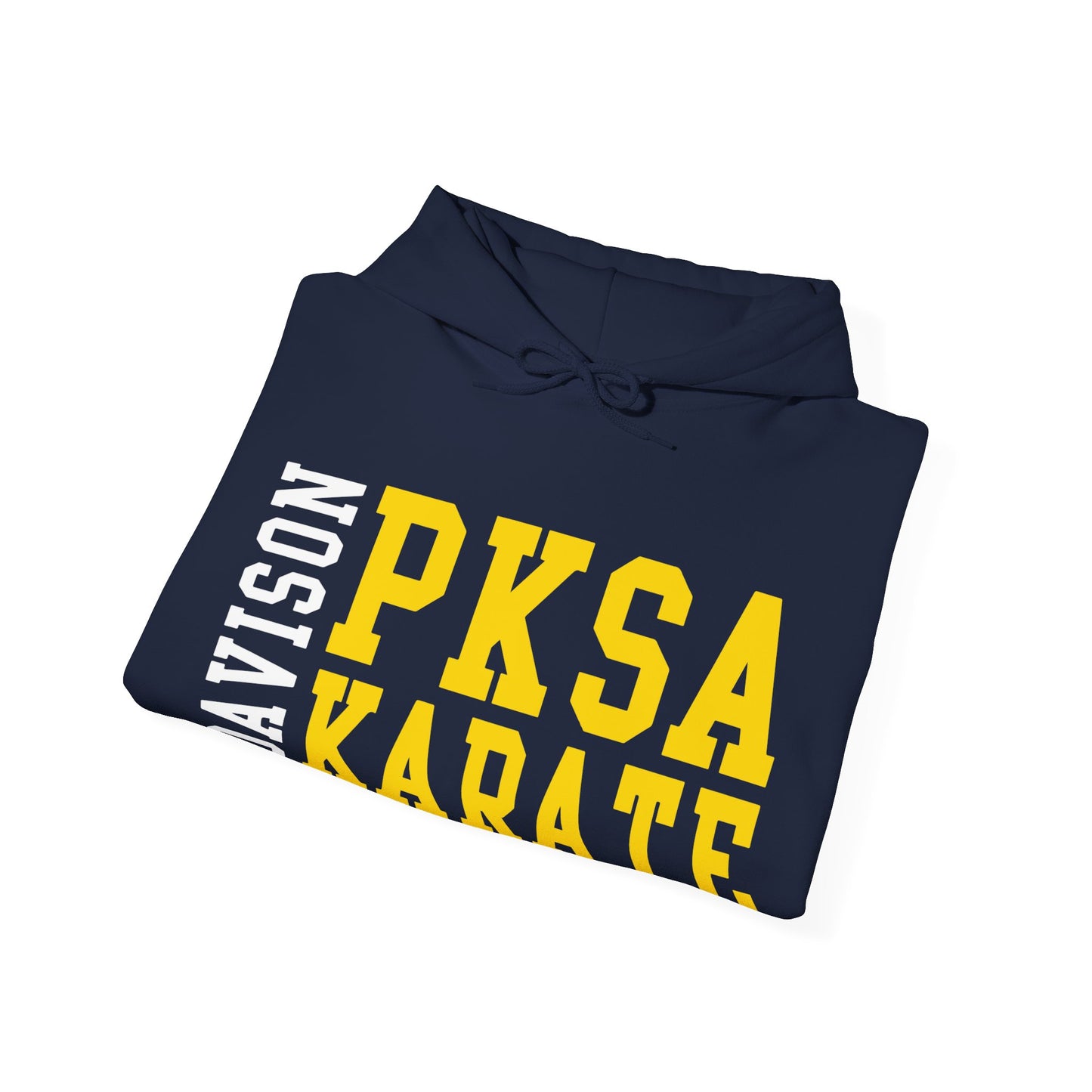 Navy and Yellow PKSA Adult Unisex Heavy Blend™ Hooded Sweatshirt