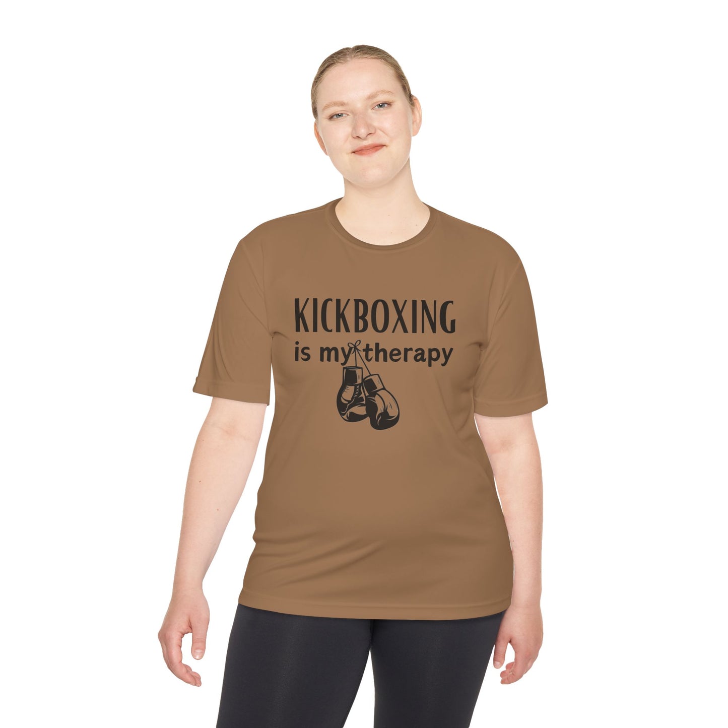 Kickboxing is my Therapy -Unisex Moisture Wicking Tee
