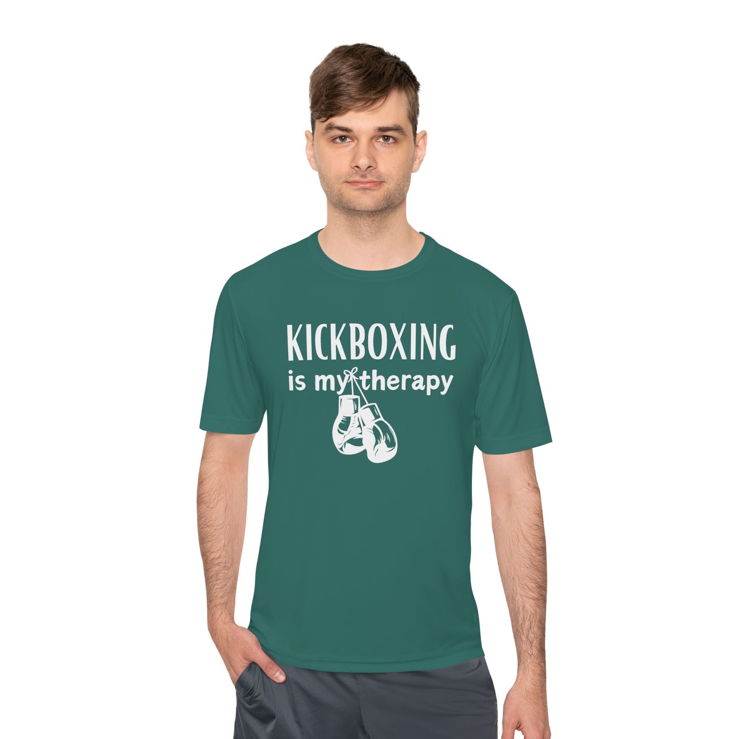 Kickboxing is my Therapy -Unisex Moisture Wicking Tee
