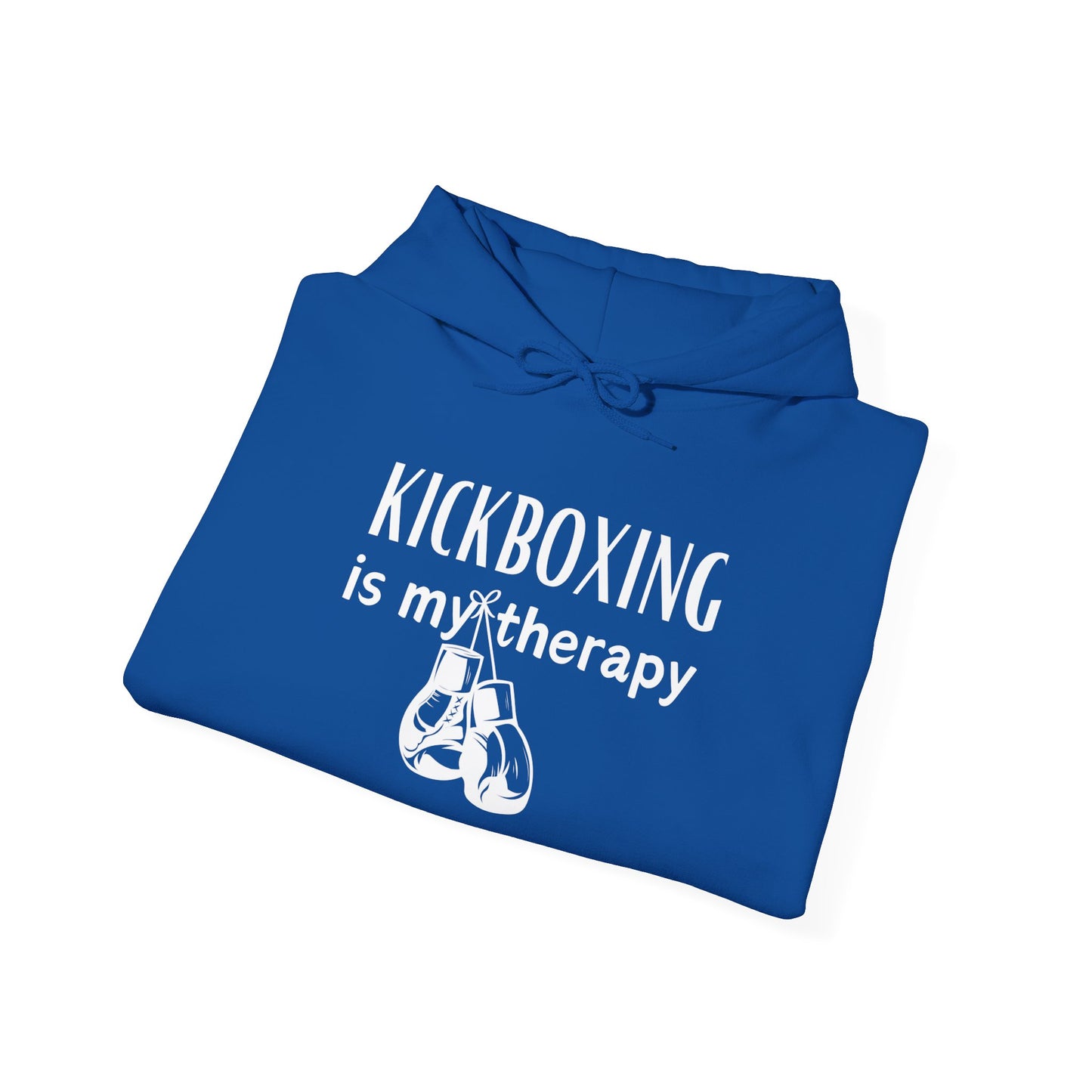 Kickboxing is my Therapy Unisex Heavy Blend™ Hooded Sweatshirt