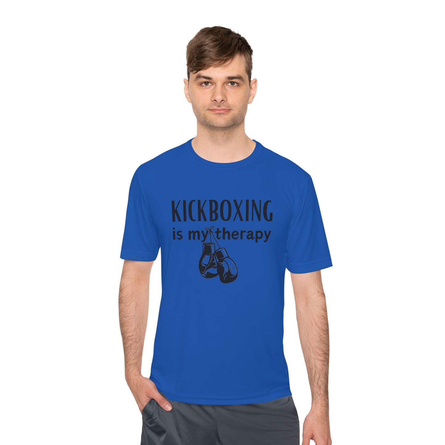 Kickboxing is my Therapy -Unisex Moisture Wicking Tee