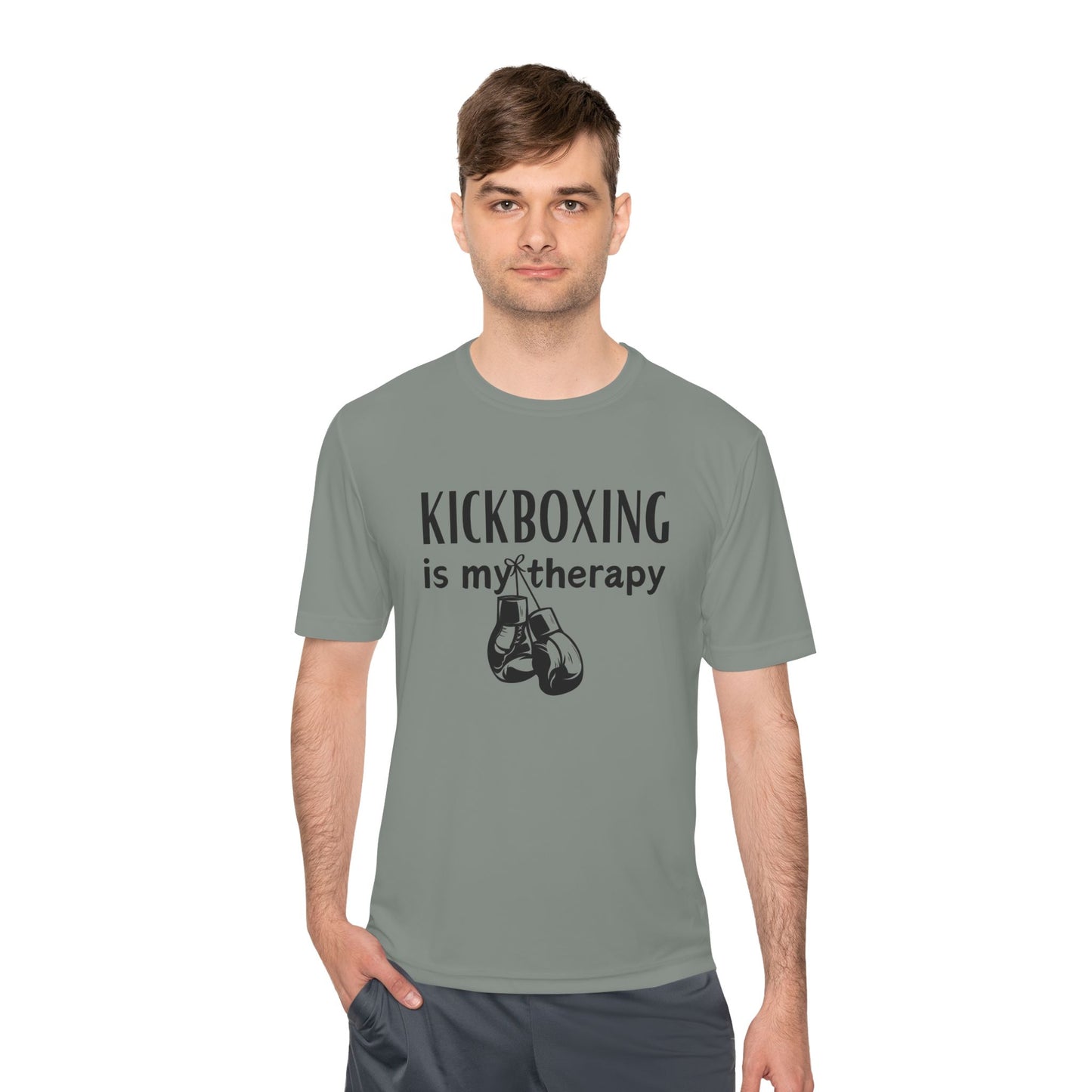 Kickboxing is my Therapy -Unisex Moisture Wicking Tee