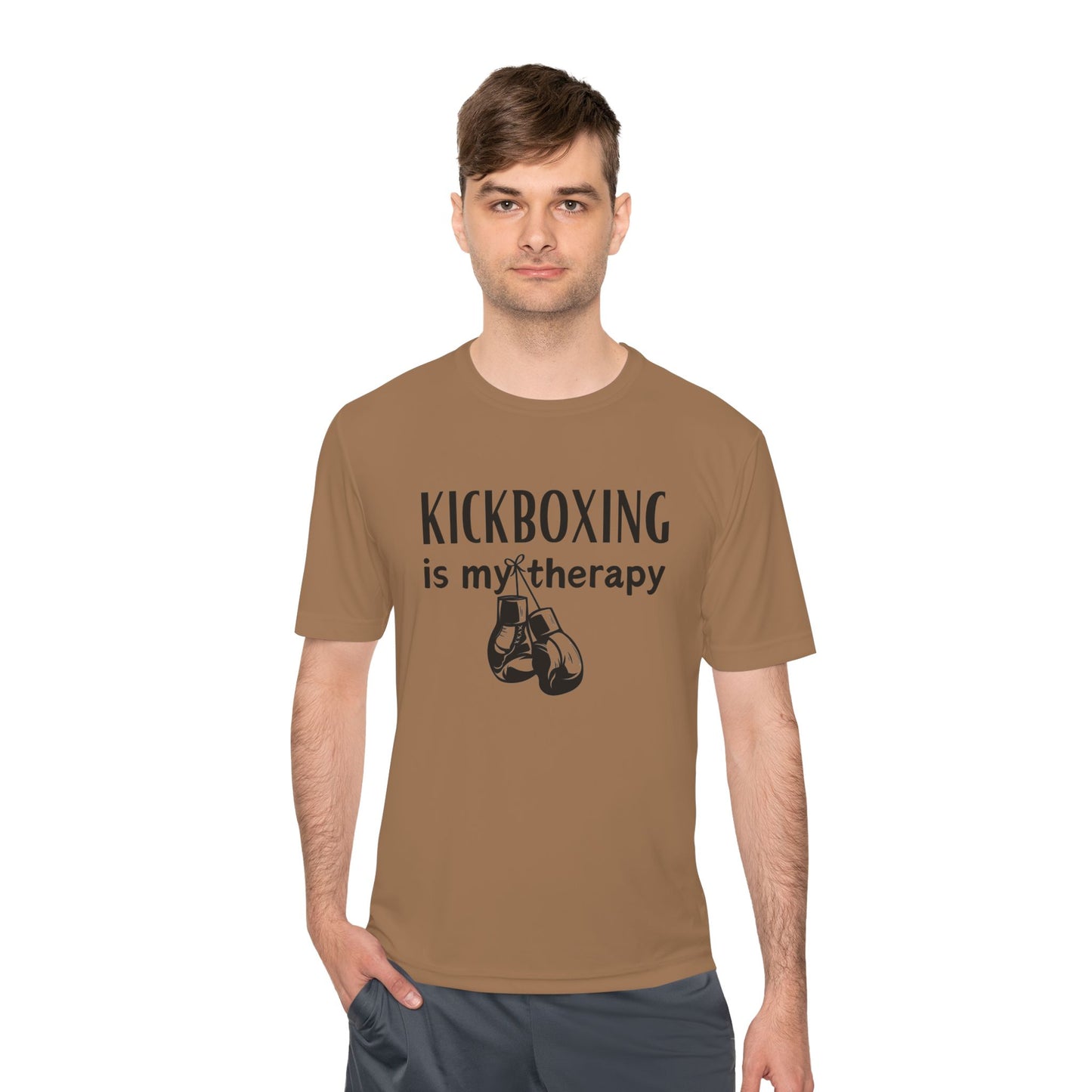 Kickboxing is my Therapy -Unisex Moisture Wicking Tee