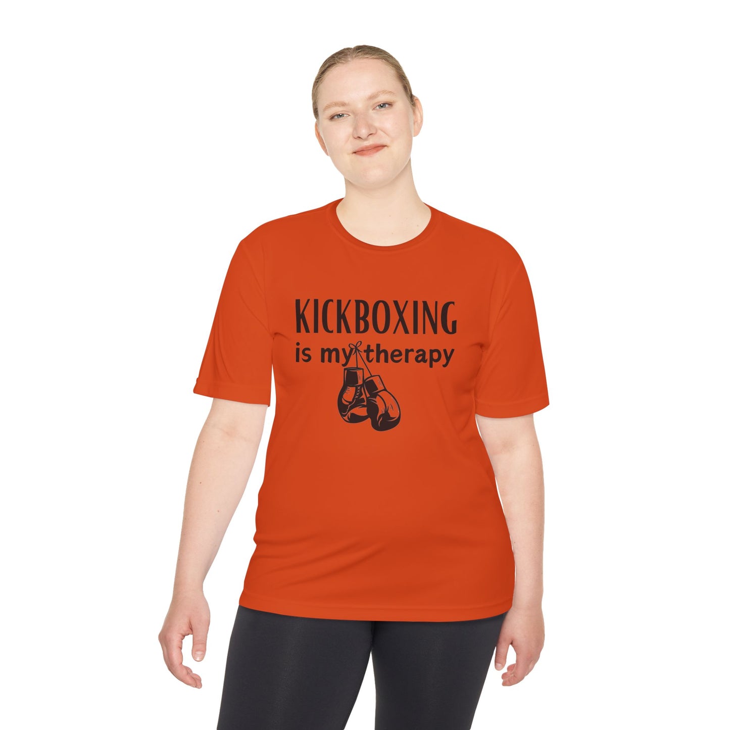 Kickboxing is my Therapy -Unisex Moisture Wicking Tee