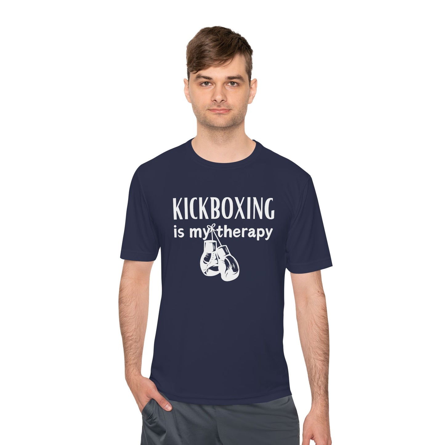 Kickboxing is my Therapy -Unisex Moisture Wicking Tee