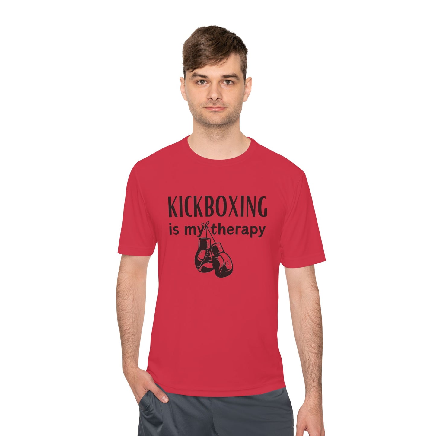 Kickboxing is my Therapy -Unisex Moisture Wicking Tee