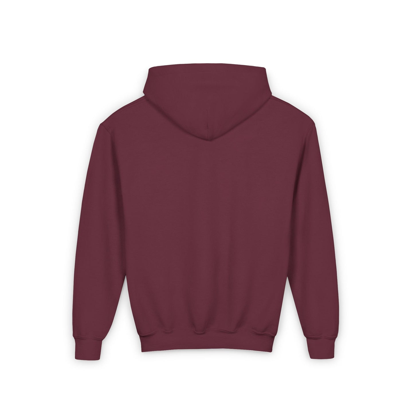 Maroon and Yellow PKSA Youth Heavy Blend Hooded Sweatshirt
