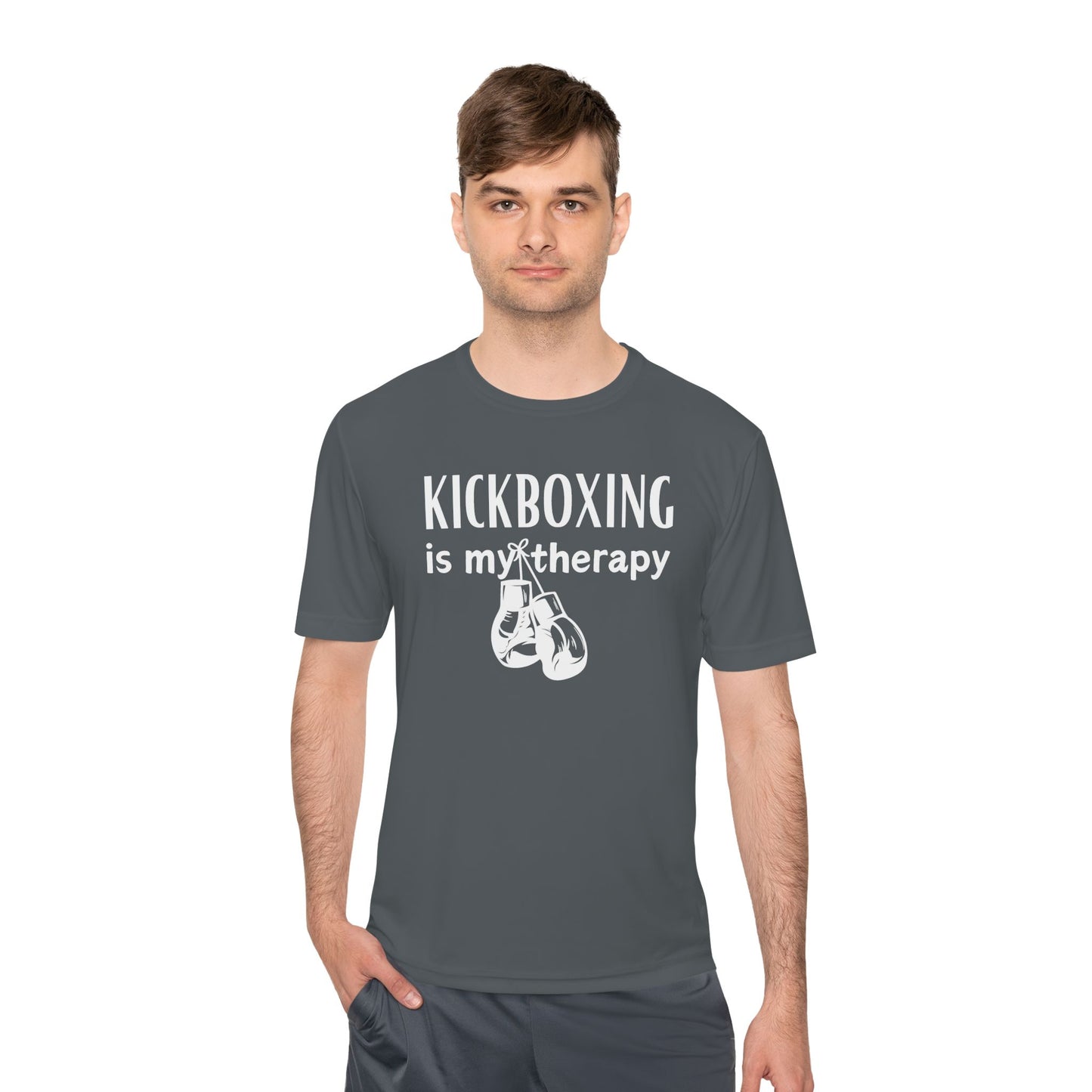 Kickboxing is my Therapy -Unisex Moisture Wicking Tee