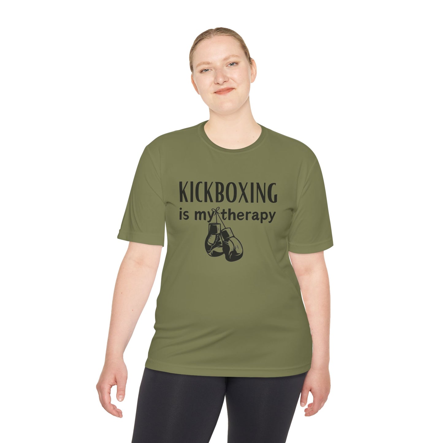 Kickboxing is my Therapy -Unisex Moisture Wicking Tee