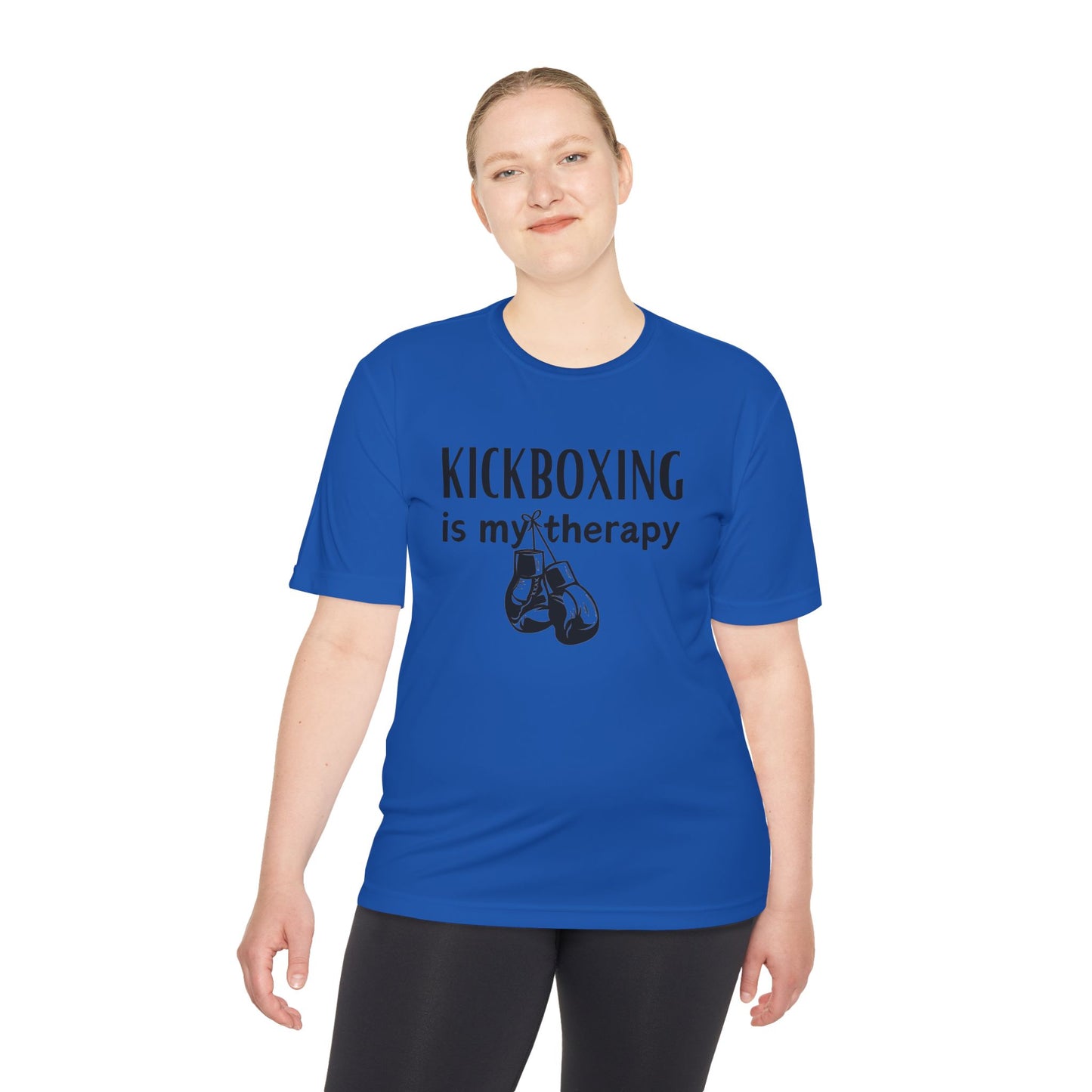 Kickboxing is my Therapy -Unisex Moisture Wicking Tee