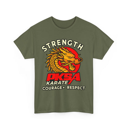 Strength Courage Respect Dragon PKSA Adult T-Shirt- Multiple color options