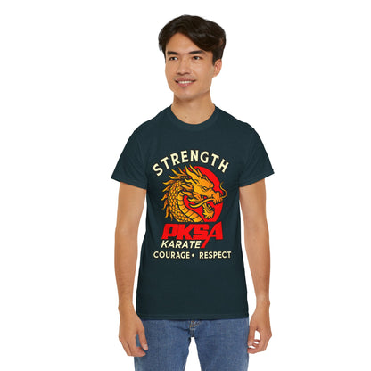 Strength Courage Respect Dragon PKSA Adult T-Shirt- Multiple color options
