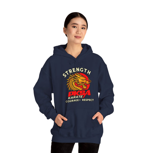 Strength, courage, Respect Dragon Unisex Heavy Blend™ Hooded Sweatshirt