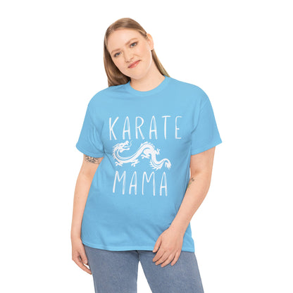 Karate Mama Dragon Unisex Heavy Cotton Tee