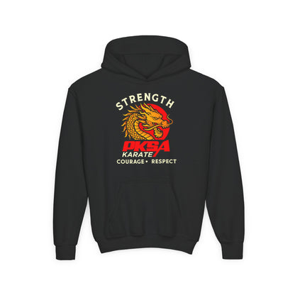 Strength Courage Respect PKSA Youth Heavy Blend Hooded Sweatshirt