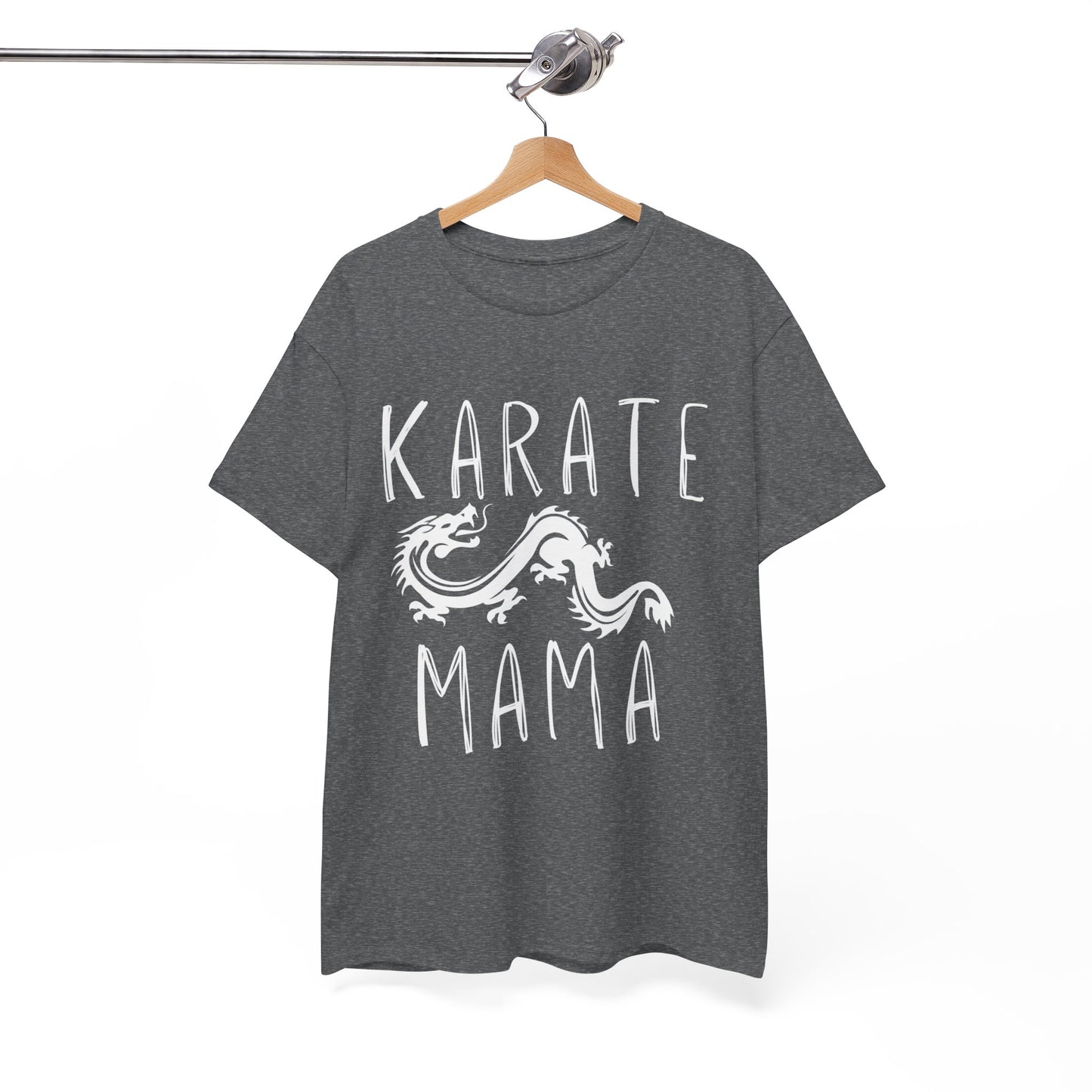 Karate Mama Dragon Unisex Heavy Cotton Tee