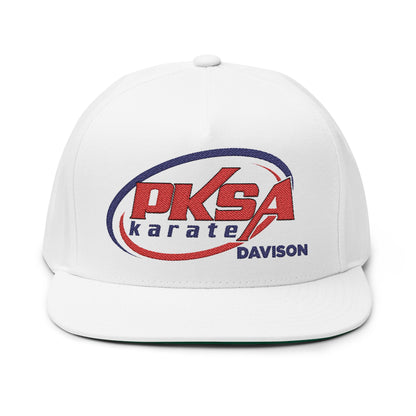 Embroidered Karate Flat Bill Cap | PKSA Davison