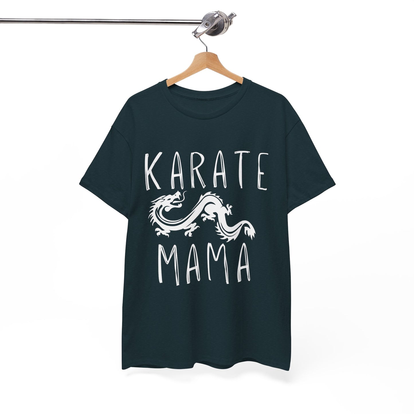 Karate Mama Dragon Unisex Heavy Cotton Tee