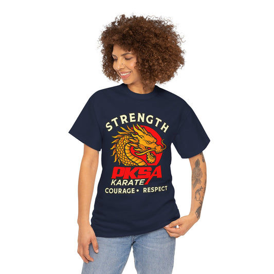 Strength Courage Respect Dragon PKSA Adult T-Shirt- Multiple color options