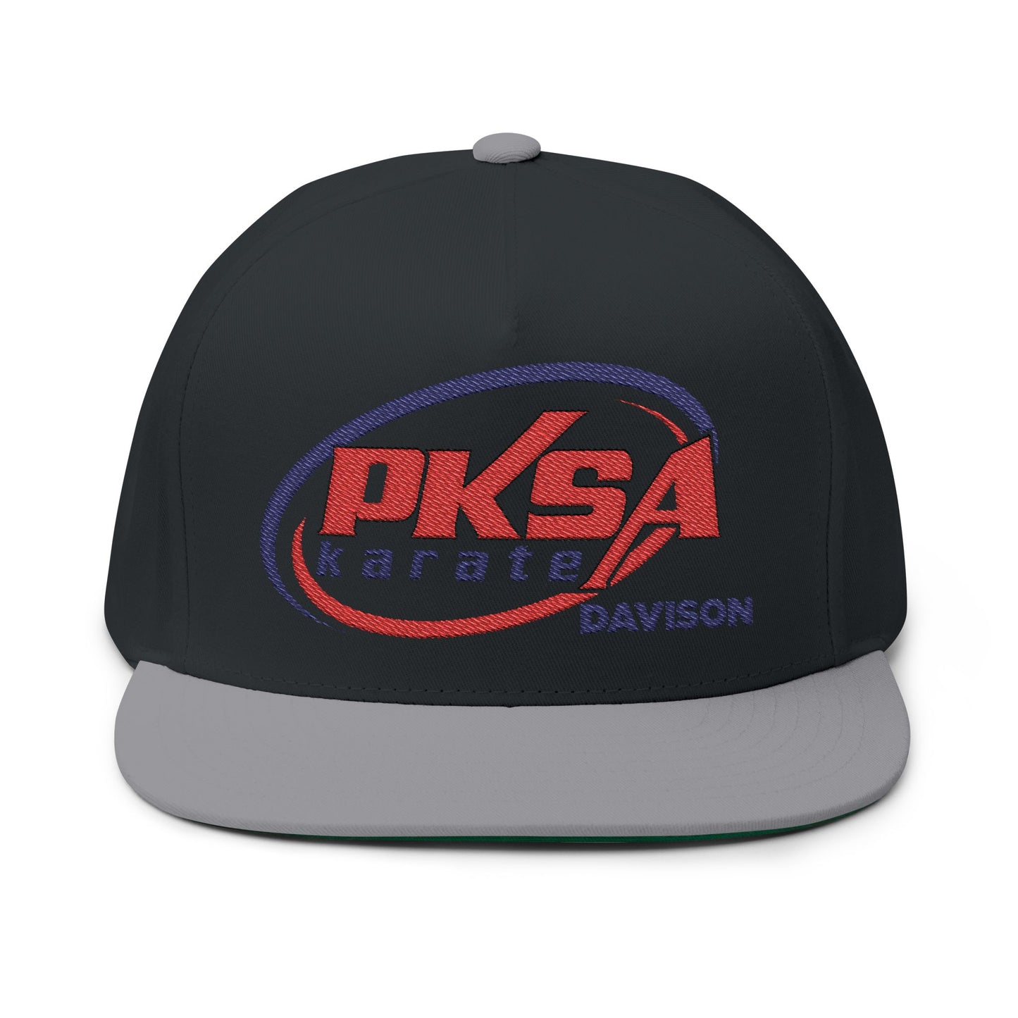 Embroidered Karate Flat Bill Cap | PKSA Davison