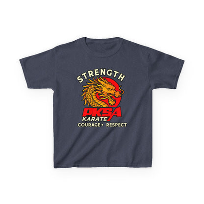 Strength, Courage, Respect Dragon PKSA Karate Kids Tee
