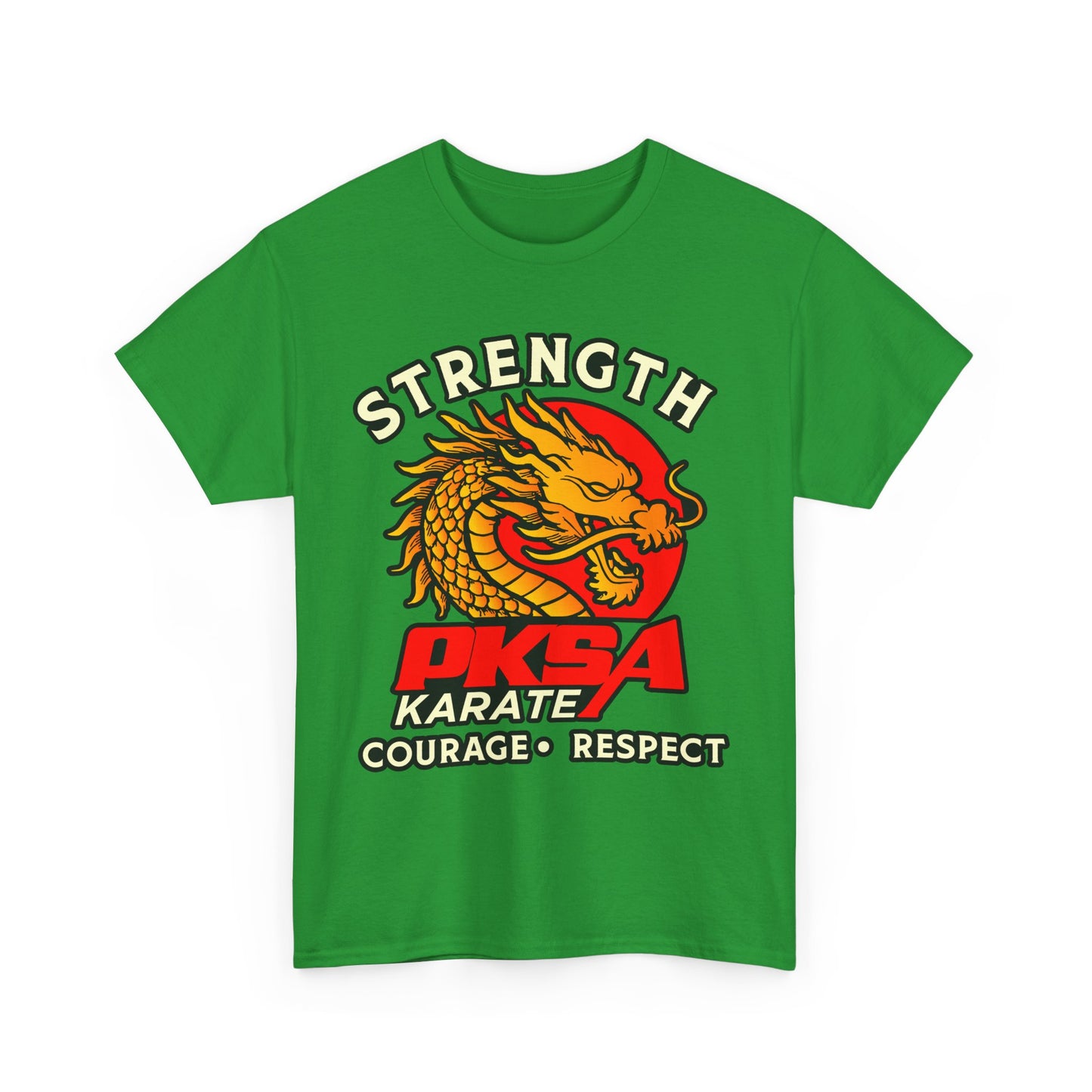 Strength Courage Respect Dragon PKSA Adult T-Shirt- Multiple color options