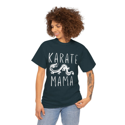 Karate Mama Dragon Unisex Heavy Cotton Tee