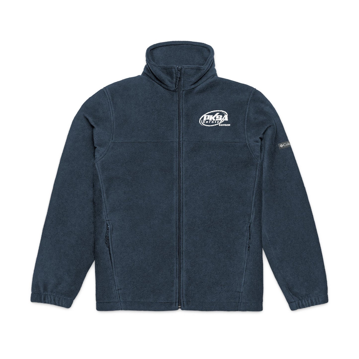 Unisex Embroidered Columbia Fleece Jacket - Cozy Outdoor Wear