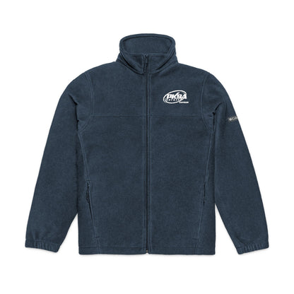 Unisex Embroidered Columbia Fleece Jacket - Cozy Outdoor Wear