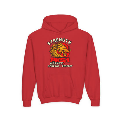 Strength Courage Respect PKSA Youth Heavy Blend Hooded Sweatshirt