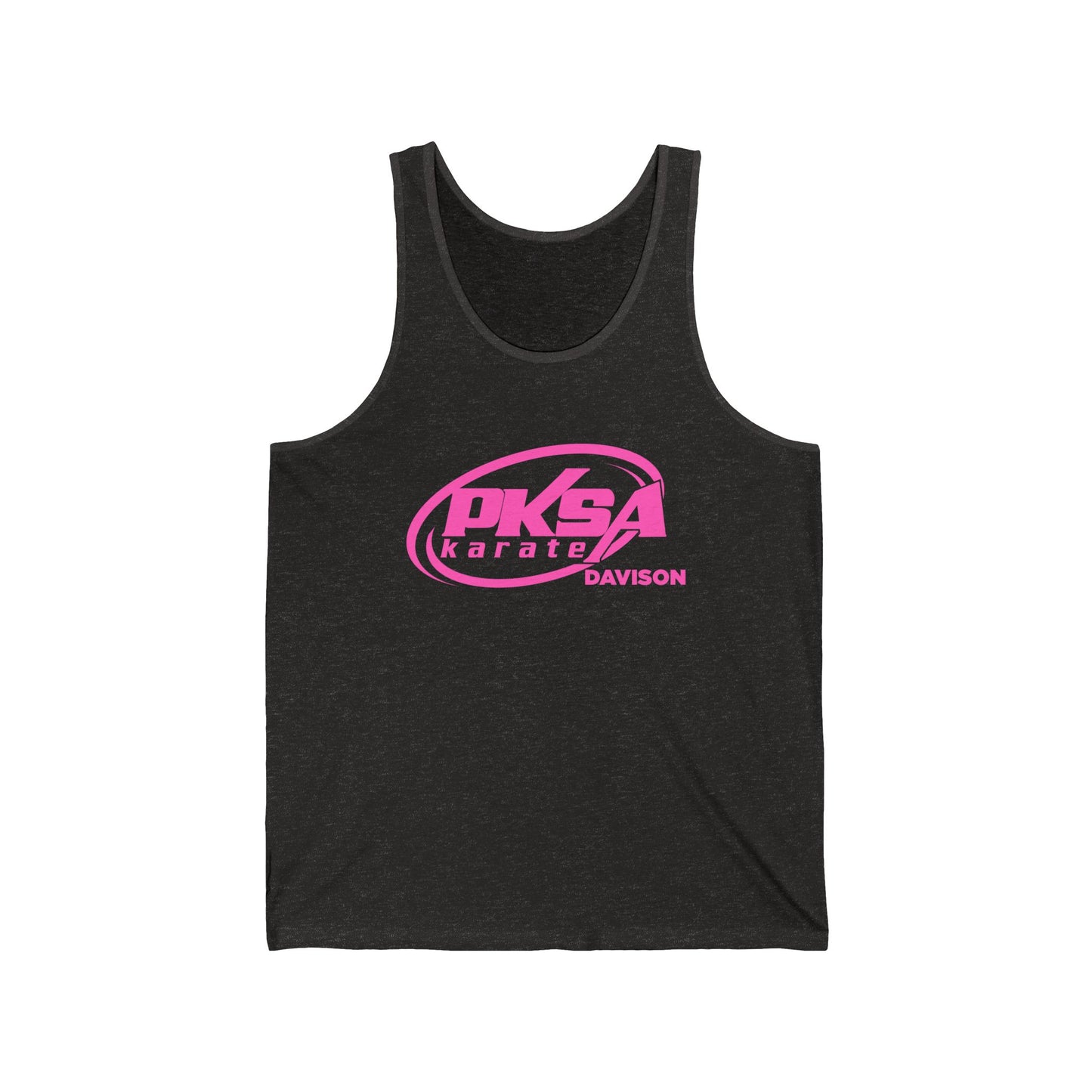 PKSA Karate Unisex Jersey Tank, Fitness Apparel, Summer Clothing, Athletic Wear, Gift for Martial Artists, Casual Training Top