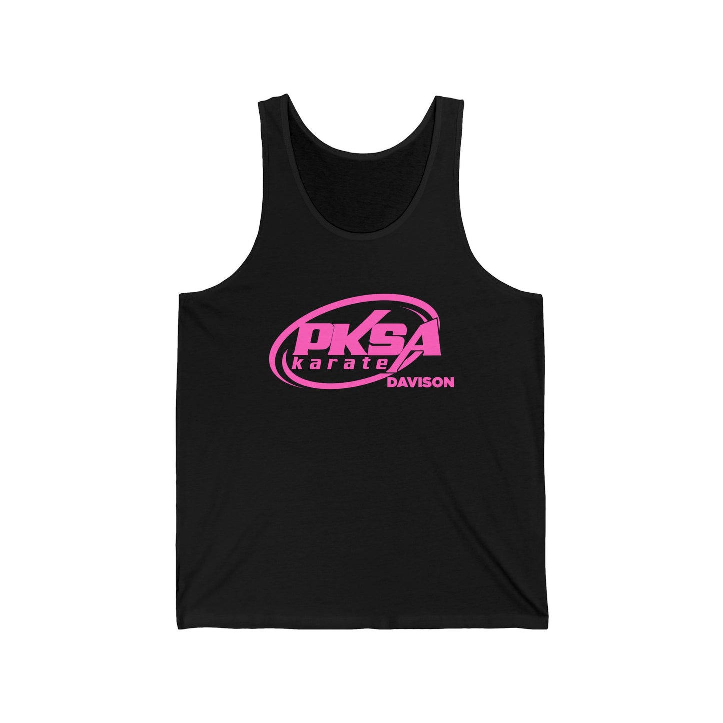 PKSA Karate Unisex Jersey Tank, Fitness Apparel, Summer Clothing, Athletic Wear, Gift for Martial Artists, Casual Training Top