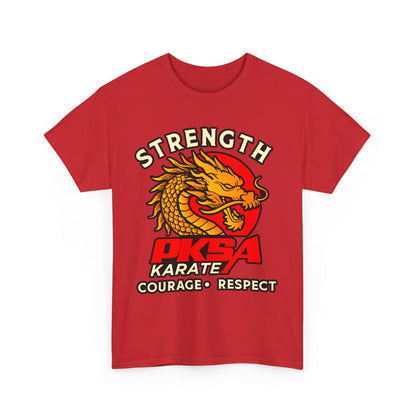 Strength Courage Respect Dragon PKSA Adult T-Shirt- Multiple color options