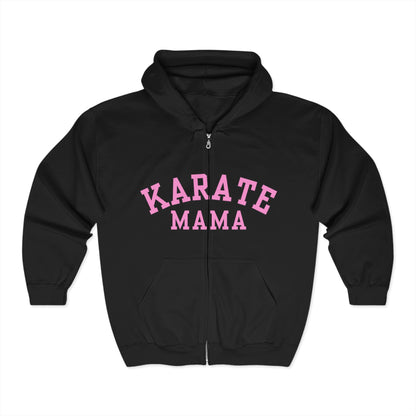 Karate Mama Full Zip Hoodie - Unisex Heavy Blend™ Sweatshirt