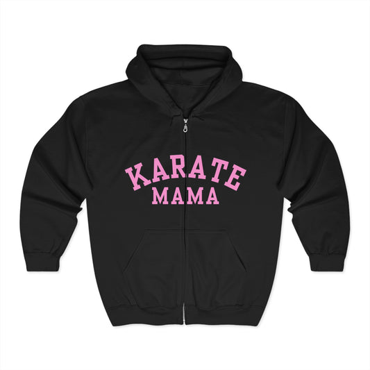 Karate Mama Full Zip Hoodie - Unisex Heavy Blend™ Sweatshirt