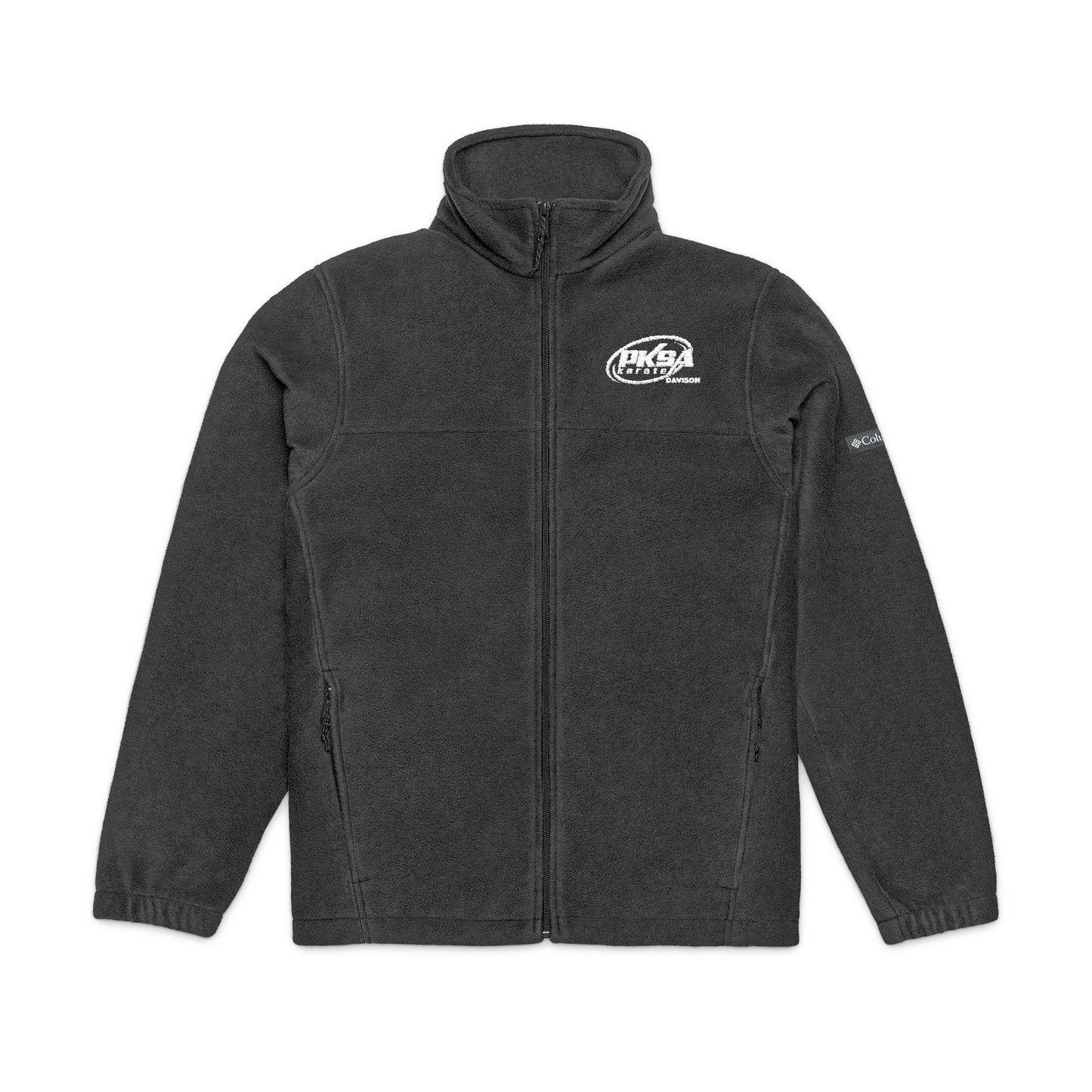 Unisex Embroidered Columbia Fleece Jacket - Cozy Outdoor Wear