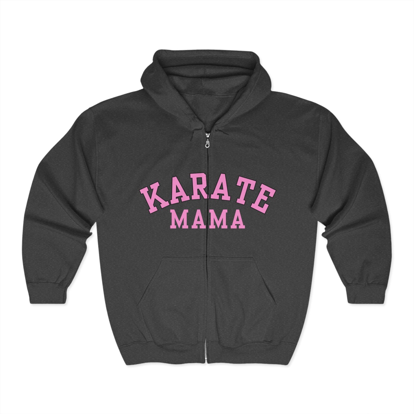 Karate Mama Full Zip Hoodie - Unisex Heavy Blend™ Sweatshirt