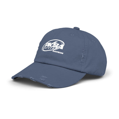 Unisex Distressed Cap - PKSA Karate Logo