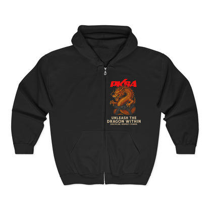Unleash the Dragon PKSA Unisex Heavy Blend™ Full Zip Hooded Sweatshirt