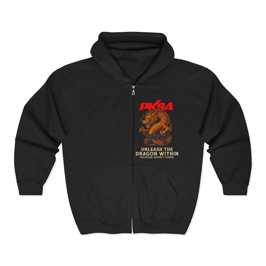 Unleash the Dragon PKSA Unisex Heavy Blend™ Full Zip Hooded Sweatshirt