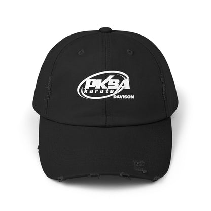 Unisex Distressed Cap - PKSA Karate Logo