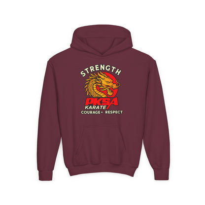 Strength Courage Respect PKSA Youth Heavy Blend Hooded Sweatshirt