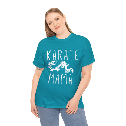Karate Mama Dragon Unisex Heavy Cotton Tee
