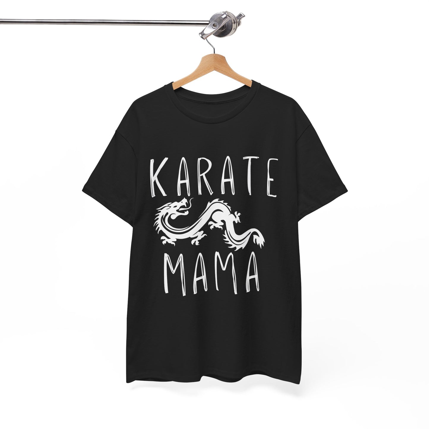 Karate Mama Dragon Unisex Heavy Cotton Tee